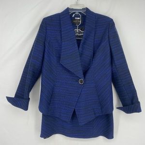 Mary Kay Women's Blue Textured Blazer